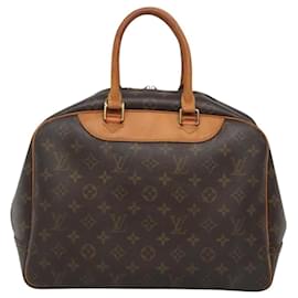 Louis Vuitton-LOUIS VUITTON Bolsa de Mão Monogram Deauville M47270 LV Auth BA924-Monograma