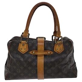 Louis Vuitton-LOUIS VUITTON Bolsa de Mão Monogram Manhattan GM M40025 LV Auth EC1002-Monograma