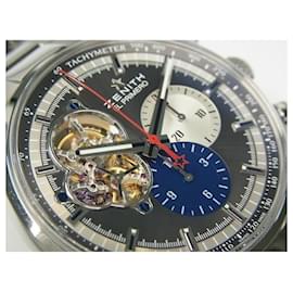 Zénith-ZENITH Chrono Master 1969 El Primero opened Bracelet Specification Genuine goods Mens-Silvery