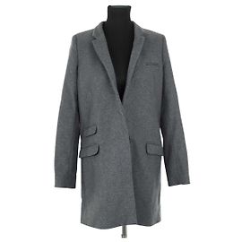The Kooples Wollmantel Grau