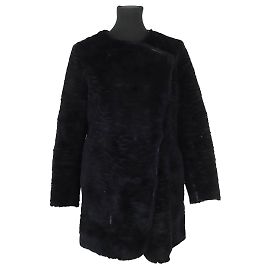 Bash Casaco de pele preto Preto