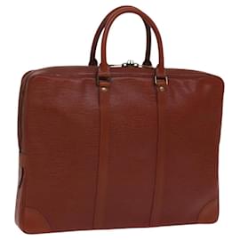 Louis Vuitton-LOUIS VUITTON Epi Porte Documents Voyage Business Bag Brown M54478 Auth EC983-Brown