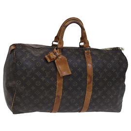 LOUIS VUITTON Monogram Keepall 50 Bolsa Boston M41426 LV Auth EC556 Monograma