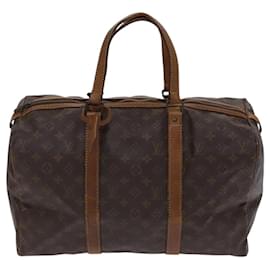 Louis Vuitton-LOUIS VUITTON Bolsa Boston Monograma Sac Spool 45 M41624 LV Auth EC717-Monograma