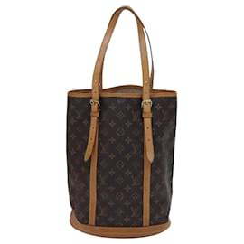 Louis Vuitton-LOUIS VUITTON Bolsa de Ombro Monogram Bucket GM M42236 LV Auth EC959-Monograma