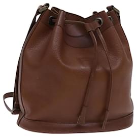 Autre Marque-Burberrys Shoulder Bag Leather Brown Auth ti2952-Brown
