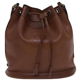 Autre Marque-Burberrys Shoulder Bag Leather Brown Auth ti2952-Brown
