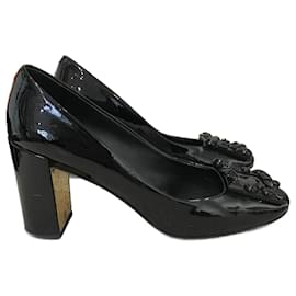 Louis Vuitton-LOUIS VUITTON Heels T.EU 37 Patent leather-Black