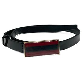 Vintage Gucci Ledergürtel schwarz Schwarz