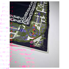 Céline-CELINE Scarves T.  Silk-Black