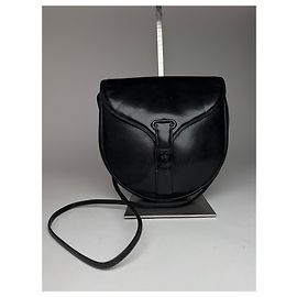 Bolsa de couro vintage Givenchy 4G preta Preto