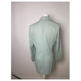 Dior-DIOR Coats T.International M Wool-Turquoise