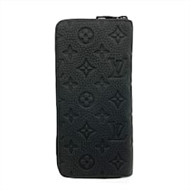 Louis Vuitton-Louis Vuitton Black Long Wallet-Black