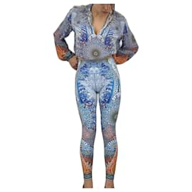 Camilla-Printed legging-White,Multiple colors,Yellow,Light blue,Dark blue