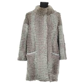 Bash Cappotto di pelliccia Grigio