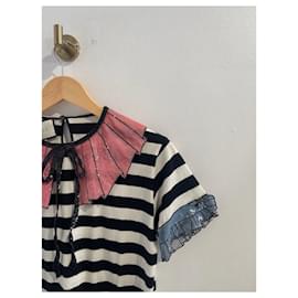 Gucci-GUCCI Tops T.International M Cotton-Black