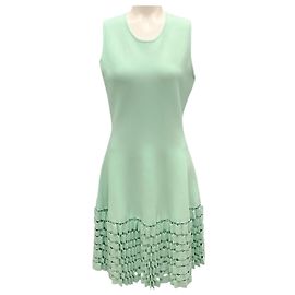 Robe à ourlet évasé Lela Rose Mint Vert