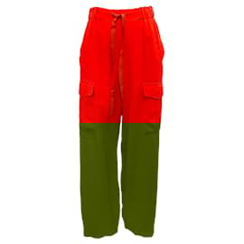 Forte Forte-forte_forte Lips Red 2022 Ripstop Cargo Pants-Red