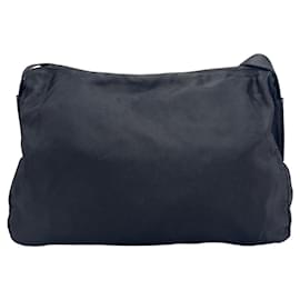 Prada-Prada Sport Black Nylon Logo Messenger Shoulder Crossbody Bag-Black