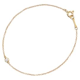 Tiffany & Co-Pulseira de diamante Tiffany & Co K18YG-Dourado,Metálico