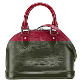 Louis Vuitton-Bolsa de couro Alma BB M41160 da Louis Vuitton-Vermelho
