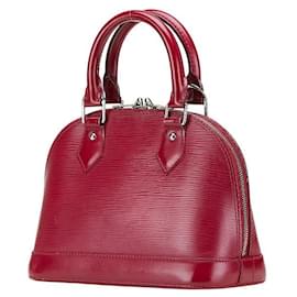 Louis Vuitton-Bolsa de couro Alma BB M41160 da Louis Vuitton-Vermelho
