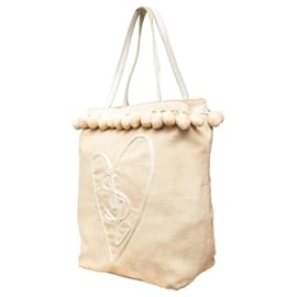 Yves Saint Laurent-Yves Saint Laurent Canvas Handbag - '00s-Brown,Beige