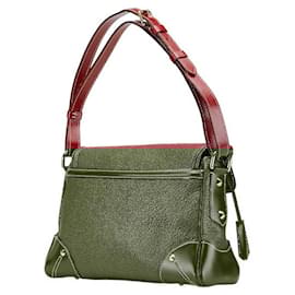 Louis Vuitton-Bolsa de mão em couro Suhali Louis Vuitton M95846-Vermelho