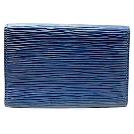 Louis Vuitton-Louis Vuitton Epi Leather Key Case M63812-Blue