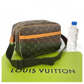 Louis Vuitton-Bolsa de Ombro Reporter PM em Canvas Monogram Louis Vuitton-Marrom