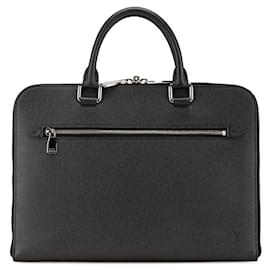 Louis Vuitton-Louis Vuitton Taiga Slim Briefcase M30628-Black