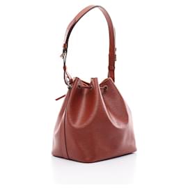 Louis Vuitton-Bolsa de Ombro Louis Vuitton Petit Noé Epi Marrom-Marrom