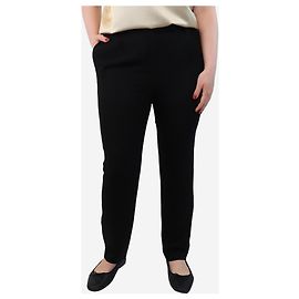 Valentino Pantalons plissés noirs - taille UK 14 Noir