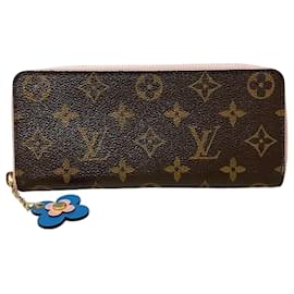 Louis Vuitton-Louis Vuitton Monogram Clemence Wallet M63896-Brown