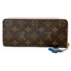 Louis Vuitton-Louis Vuitton Monogram Clemence Wallet M63896-Brown