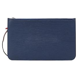 Louis Vuitton-Louis Vuitton Epi Neverfull MM Pouch M54270-Blue