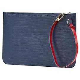 Louis Vuitton-Louis Vuitton Epi Neverfull MM Pouch M54270-Blue