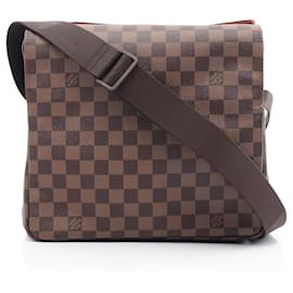 Louis Vuitton-Bolsa de ombro em couro PVC Damier Louis Vuitton N45255-Marrom