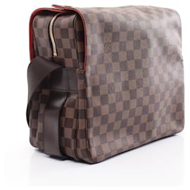 Louis Vuitton-Bolsa de ombro em couro PVC Damier Louis Vuitton N45255-Marrom