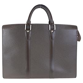 Louis Vuitton-Louis Vuitton Taiga Leather Briefcase M30052-Brown