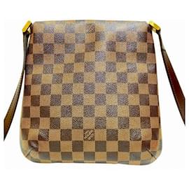 Louis Vuitton-Bolsa de ombro longa Musette Salsa N51300 da Louis Vuitton-Marrom