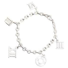 Tiffany & Co-Pulseira charm Atlas 5 em prata Tiffany & Co-Prata,Metálico