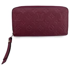 Louis Vuitton-Purple Monogram Empreinte Leather Long Zippy Wallet-Purple
