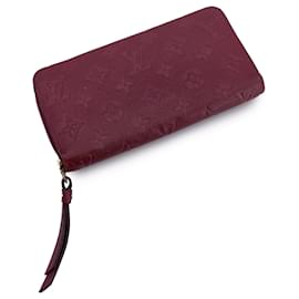 Louis Vuitton-Purple Monogram Empreinte Leather Long Zippy Wallet-Purple