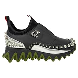 Christian Louboutin-Christian Louboutin 23.5 KHONSHU Marvel Collaboration Sneakers-Black