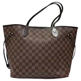 Louis Vuitton-Louis Vuitton Neverfull MM Damier Tote Bag-Brown
