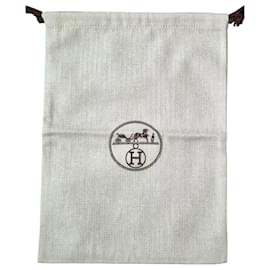 Hermès-Hermès dustbag pouch-Beige