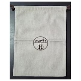 Hermès-Hermès dustbag pouch-Beige
