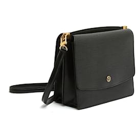 Louis Vuitton-Bolsa de Ombro Louis Vuitton LV Grenelle 1994 em Couro Epi Preto-Preto