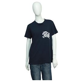 Burberry Prorsum T-shirt donna Burberry Prosum blu con logo bianco 100% cotone taglia M Nero